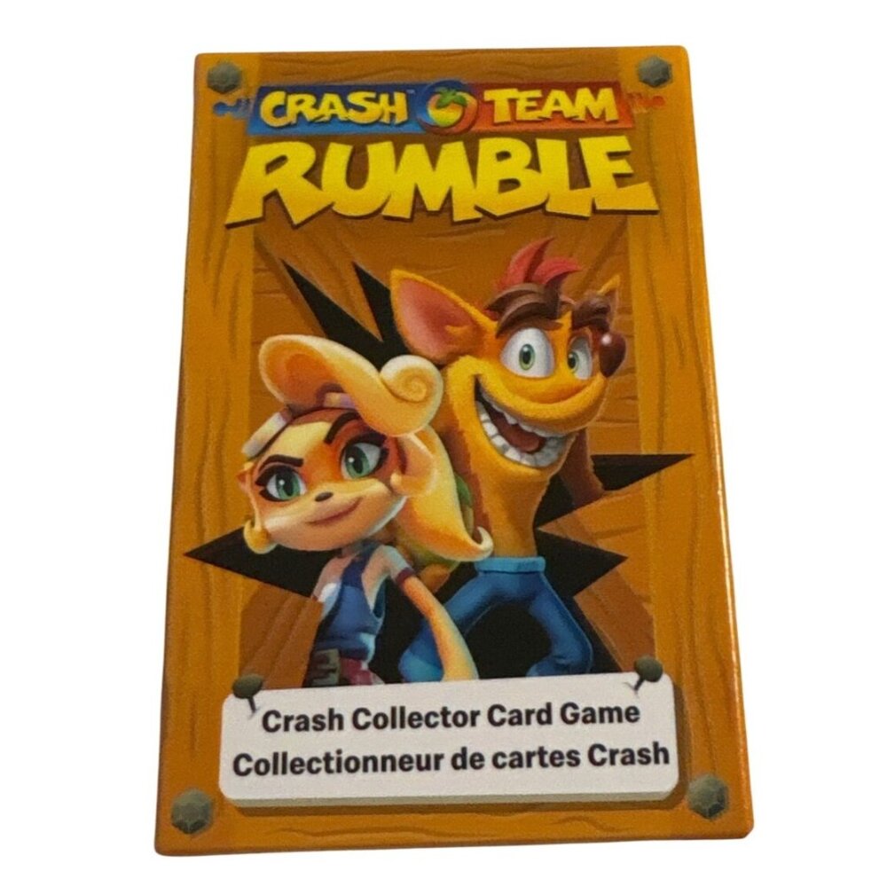 Crash Team Rumble Collector Card Game For Kids McDonalds Happy Meal Toy